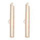 Slide end tubes 40mm - Rose gold